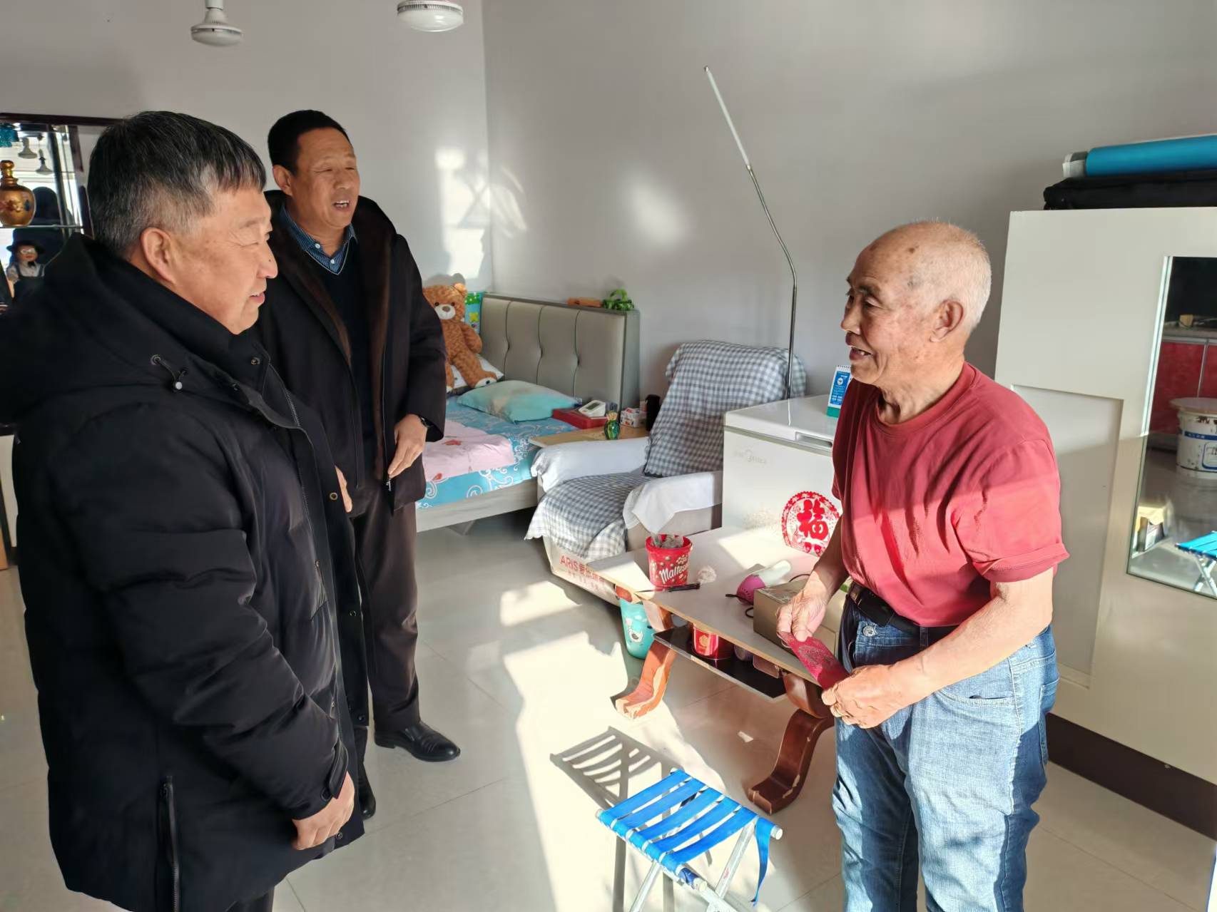 年味漸濃情更濃，額鹽公司開展走訪慰問活動(dòng)